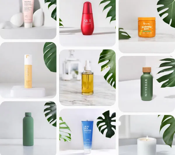 A matrix of AI-generated product variations